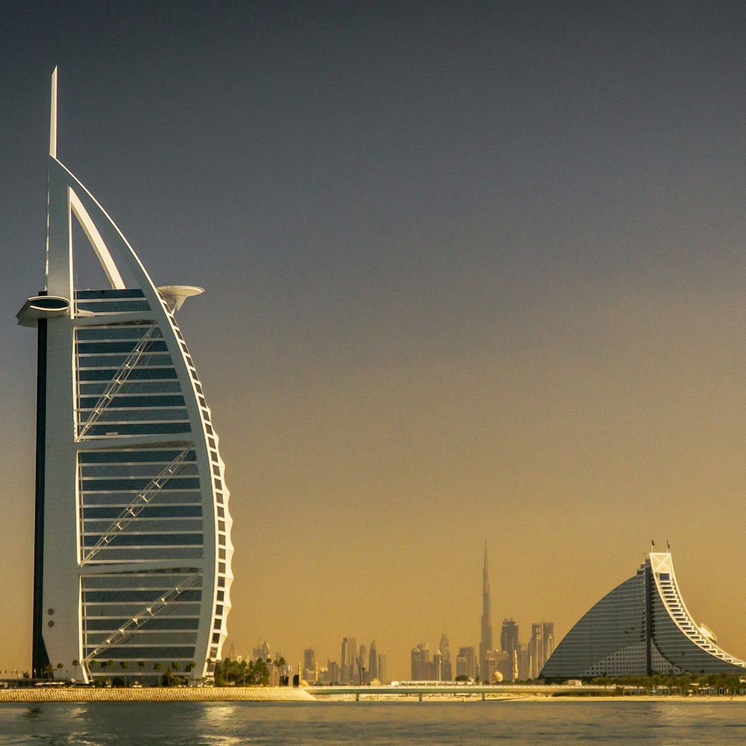 Burj Al' Arab in Dubai during daytime