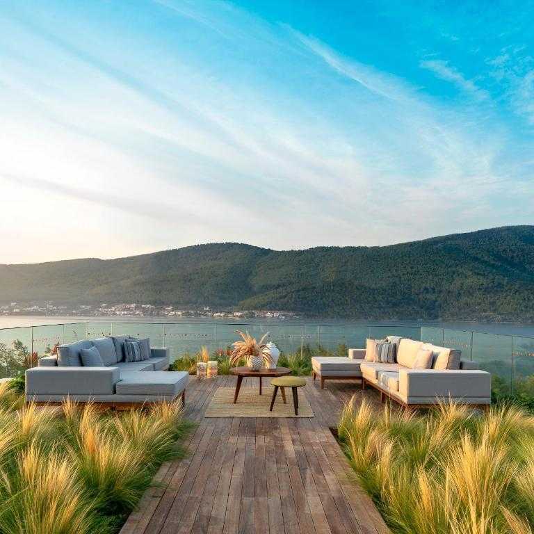 Terasa hotelului Lujo Bodrum Terasa hotelului Lujo Bodrum