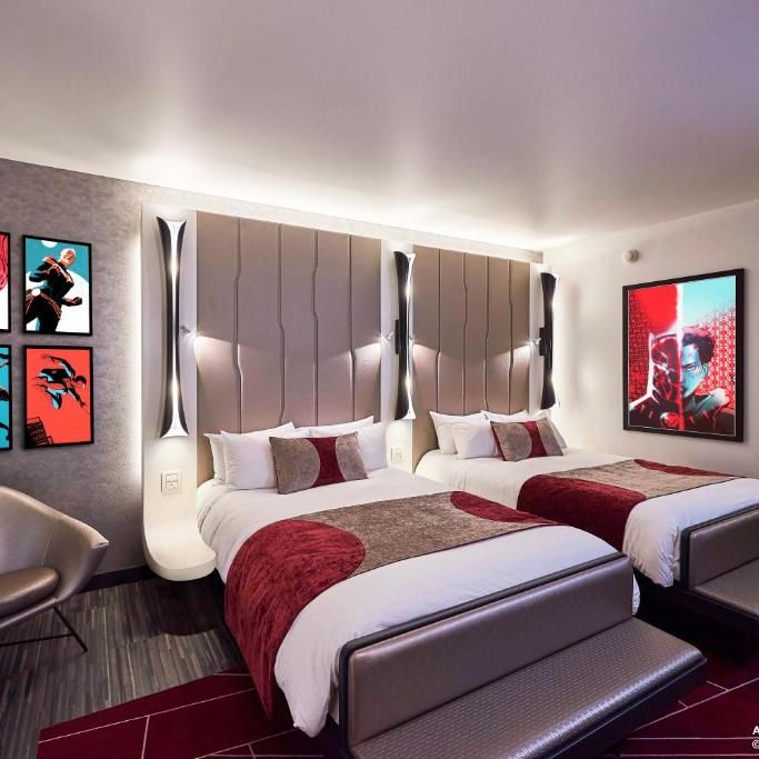 Vacanță la New York-The Art of Marvel hotel Disneyland Paris